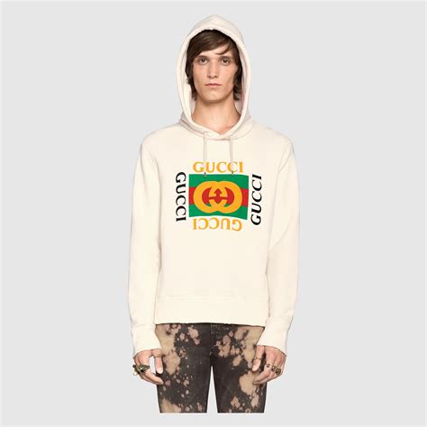 gucci cropped sweatshirt|Gucci trim tan hoodie sweatshirt.